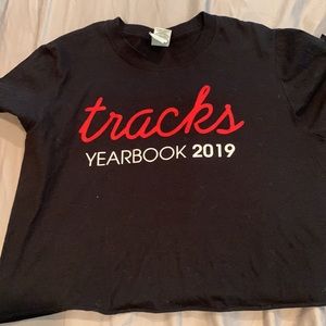 Gildan Tracks Yearbook 2019 STAFF T shirt size small